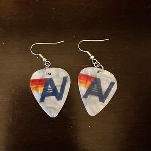 COPY - Aviator Nation guitar pick earrings